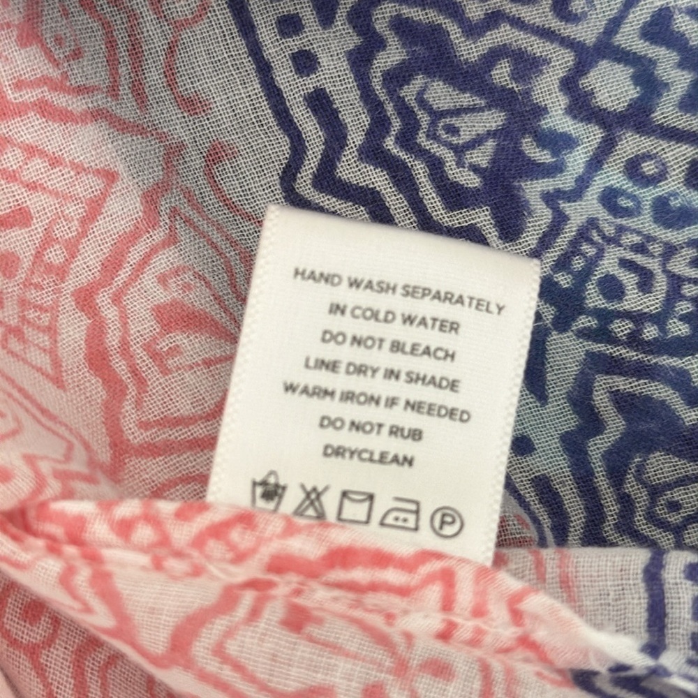 Roller Rabbit Tunic Top Swim Coverup XXS Resortwear Preppy Country Club Boho - Picture 9 of 10